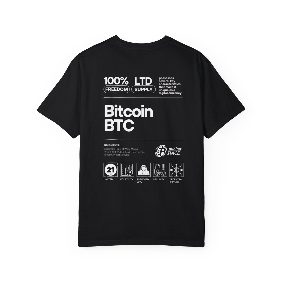 Mining Race Black T-Shirt