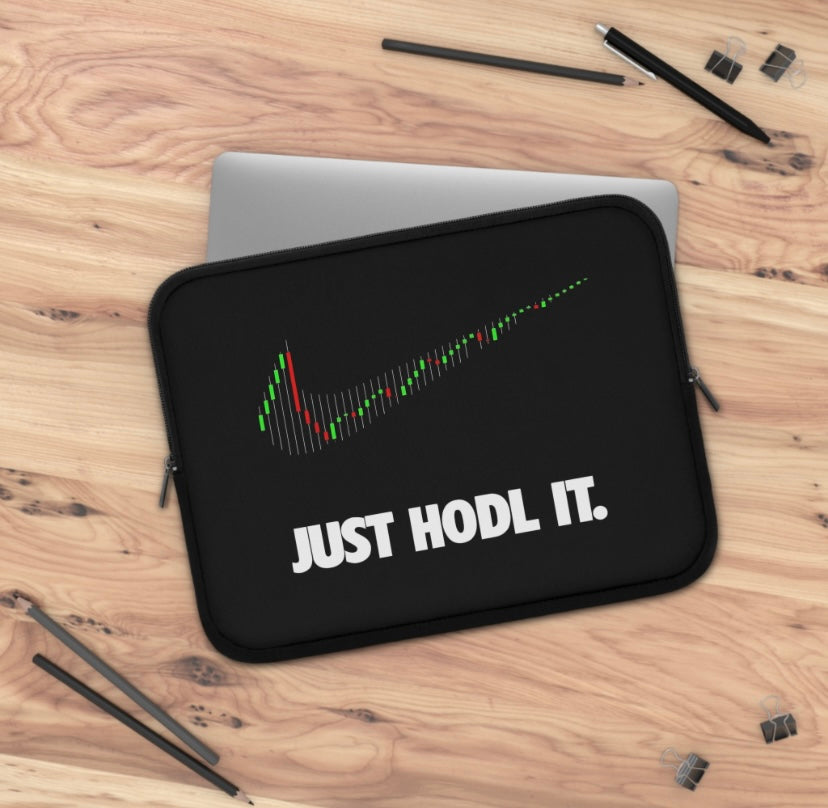 JUST HODL IT Laptop Sleeve